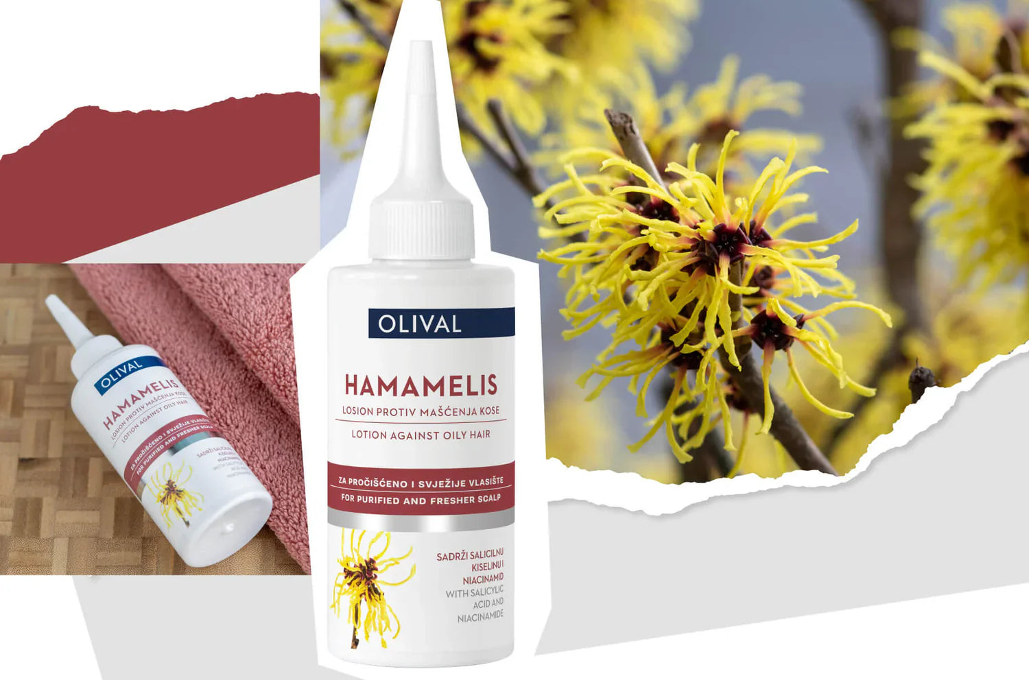 Hamamelis Lotion gegen fettiges Haar